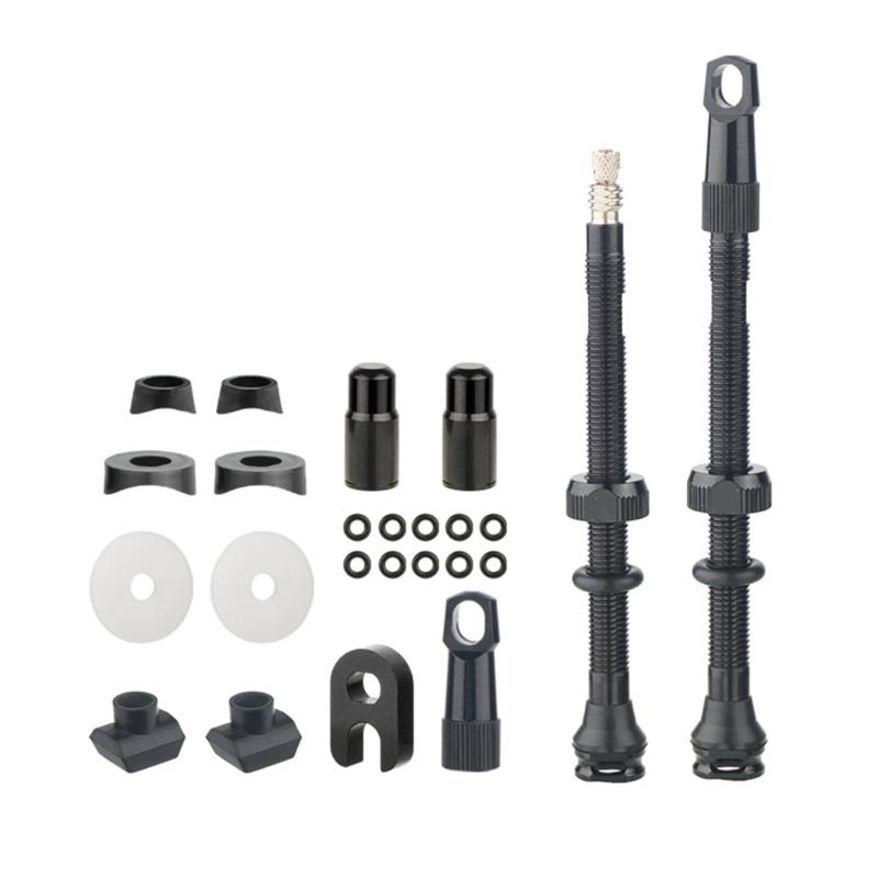 Длинные алюминиевые велосипедные ниппели Легкие велосипедные ниппели Велосипедные бескамерные ниппели Шток для велоспортивного мероприятия