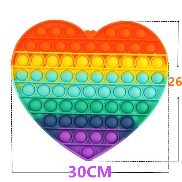 Новый Push Bubble Fidget антистрессовые игрушки для взрослых и детей Единорог динозавр Pop Fidget Сенсорная игрушка Аутизм Особые потребности средство для снятия стресса