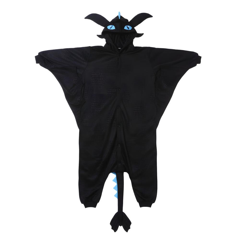 Piżama Onesie Kigurumi Przebranie Szczerbatek Niebieski Xl: 175 - 185Cm
