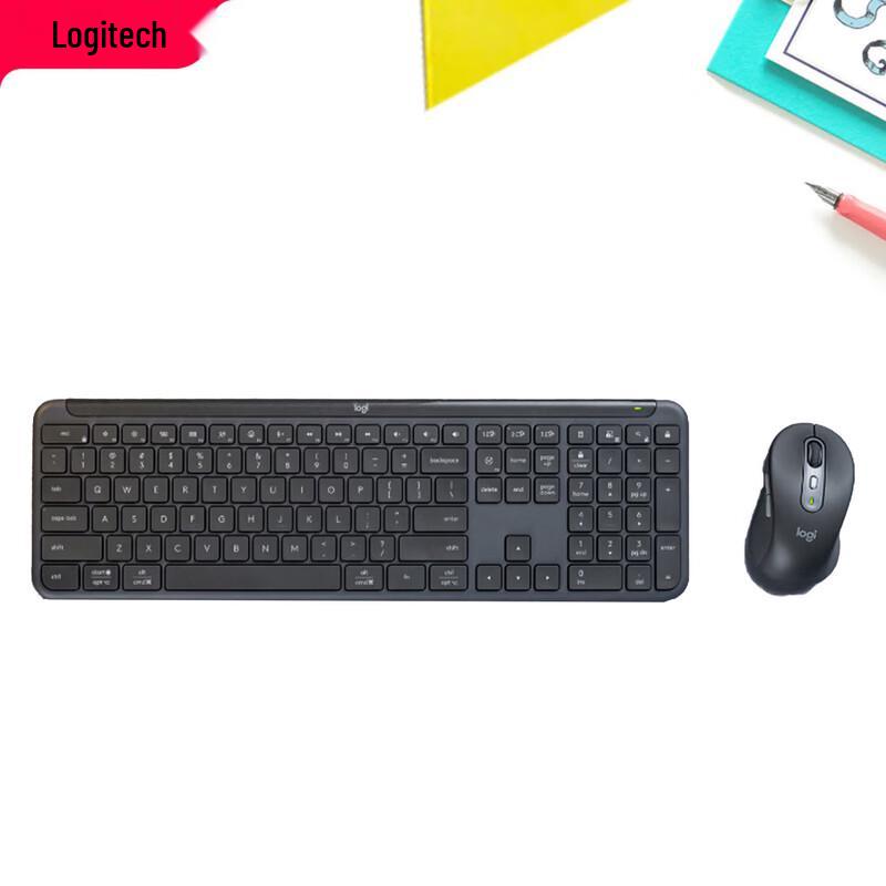Беспроводной комплект клавиатуры и мыши Logitech