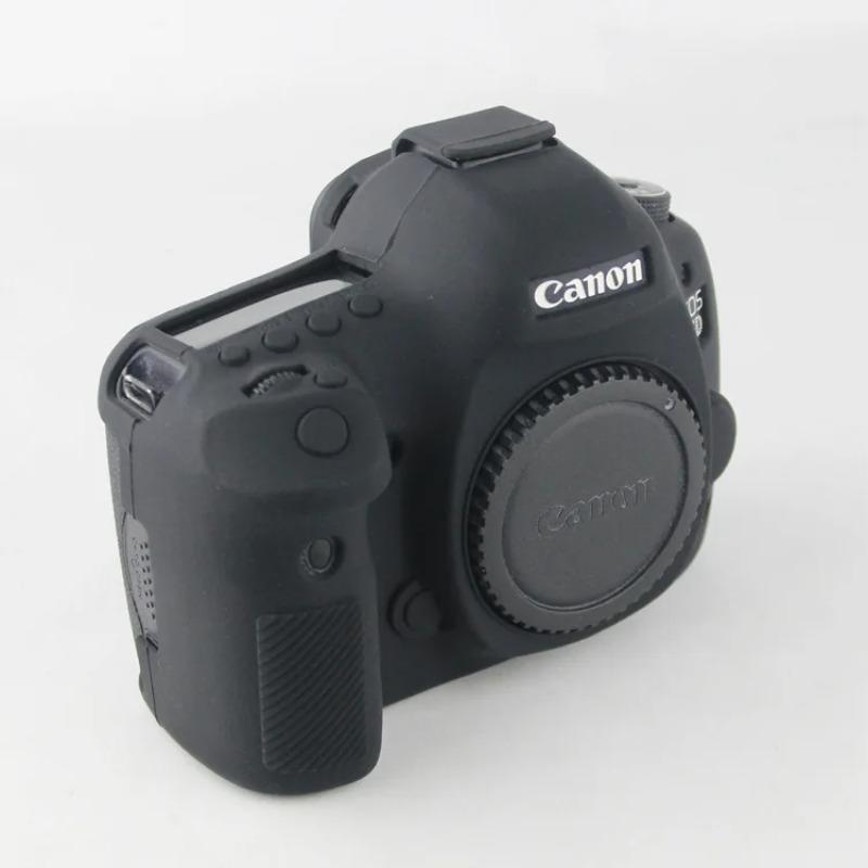 Силиконовый чехол для Canon EOS 5D Mark III/5D3, 5DS и 5DS R - Защитная крышка для зеркальной камеры