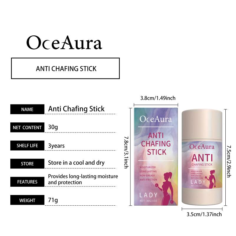 OceAura Soothing Body Bar  Moisturizing Sports Anti-Friction Comfort Care Skin Convenient Daily Use