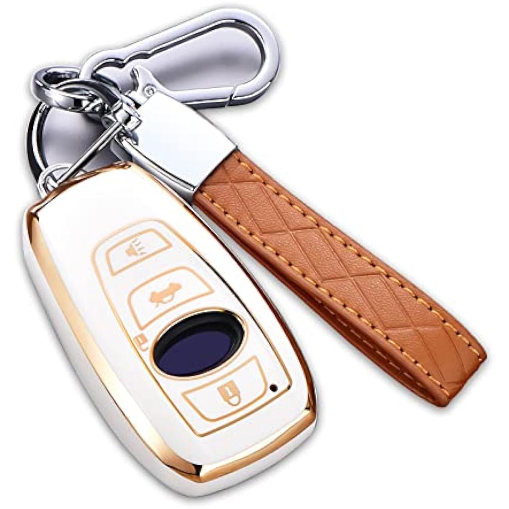 Чехол для брелока Subaru, мягкий высококачественный чехол из ТПУ с полным покрытием для защиты брелока Subaru Smart Key,