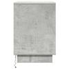 Nightstand 2 pcs Concrete Grey 50 x 34.5 x 50 cm Engineered Wood