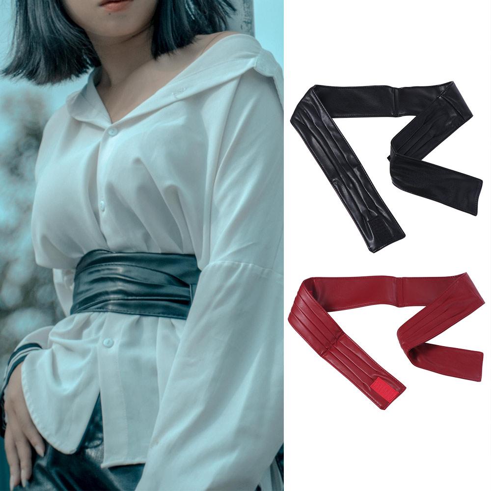 Elastic Wide Waist Belt Adjustable Dress Decoration Belts Women Waistband Trouser Decoration
