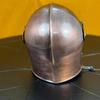 Barbouta Helmet 18G Steel Two Tone Copper Gray Armor Perfect for LARP, Cosplay, Reenactments,