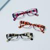 Unisex Vision Care Print Stripe Diopter Eyeglasses Retro Frame Reading Glasses Presbyopic Eyewear