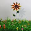Красочные металлические подсолнухи для сада, декоративные уличные цветочные украшения для двора, патио и газона