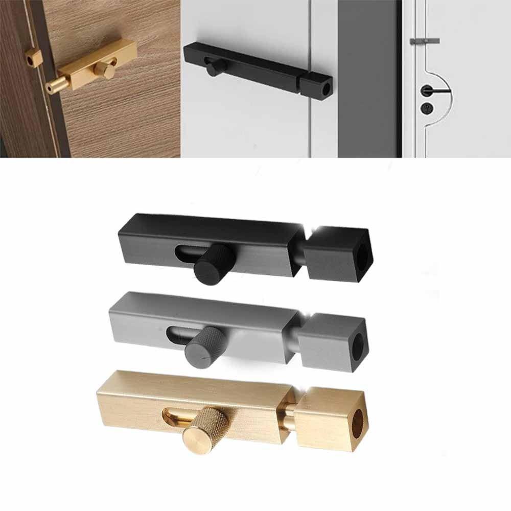 Anti-theft Door Buckle Hasp 3/4 Inch Door Lock Buckle Protable Door Bolts Catch Lock Sliding Door