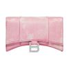 Balenciaga Hourglass Denim Lambskin Hourglass Bag, Shoulder Bag, Crossbody Bag, Wallet Women's Pink 6560502104W5809