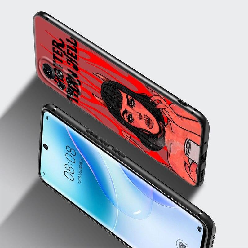 Эстетический чехол для телефона Devil Woman для Huawei Honor 60 50 SE 30S Mate 30 20 10 Lite 40 Nova 9 8 Pro Y60 8i 7i 7SE 5T Premium Cover