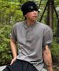 UNLC Cotton Henley Neck Half Sleeve 5Color