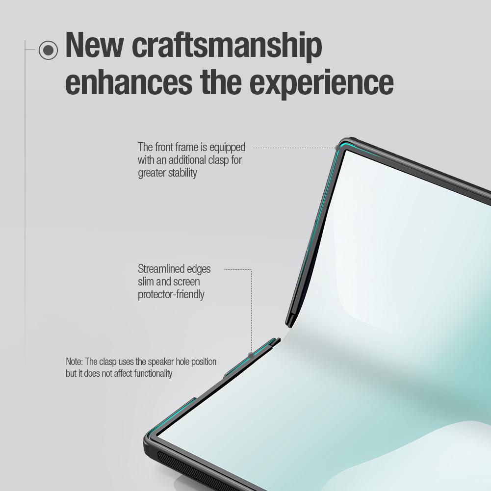 NILLKIN Магнитный чехол для Samsung Galaxy Z Fold 8 Ultra Fold8 с защитой шарнира Rebound и поддержкой стилуса CA4018