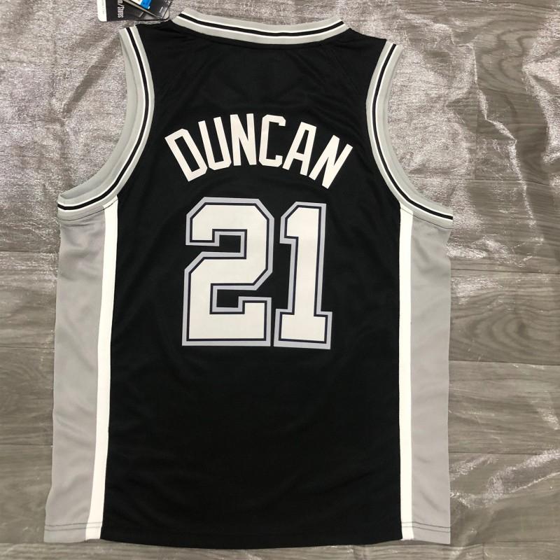 Custom Heat Pressed Basketball Jersey San Antonio Spurs 5 Murray 21 Duncan 20 Ginobili Breathable Bamboo Charcoal Fabric