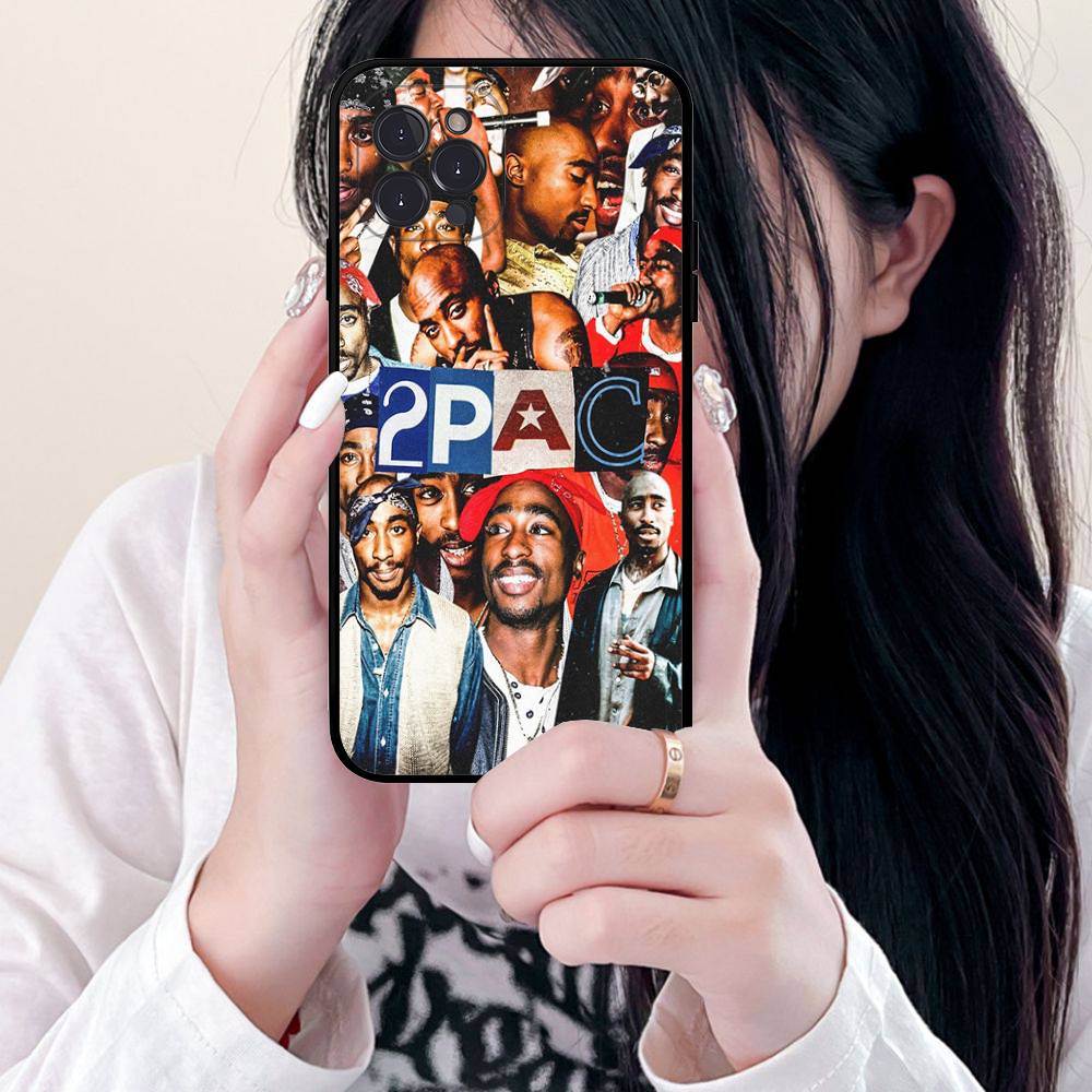 Чехол для телефона с изображением американского рэпера T-Tupac S-Shakur для iPhone 17 Air 16 15 14 13 12 11 Pro Max 16 15 14 Plus, мягкий чехол из ТПУ