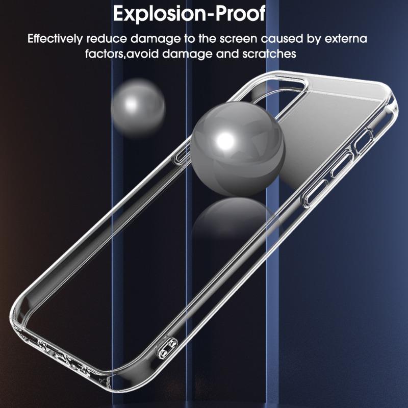 Прозрачный чехол для телефона для серии iPhone 15 15 Pro Max 15 Plus 15 Pro Тонкий прозрачный противожелтеющий противоударный чехол для Iphone15