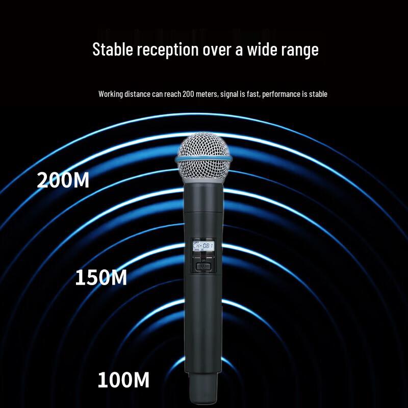 DAIPU Профессиональная беспроводная UHF-система конференц-микрофонов (Китайская версия)