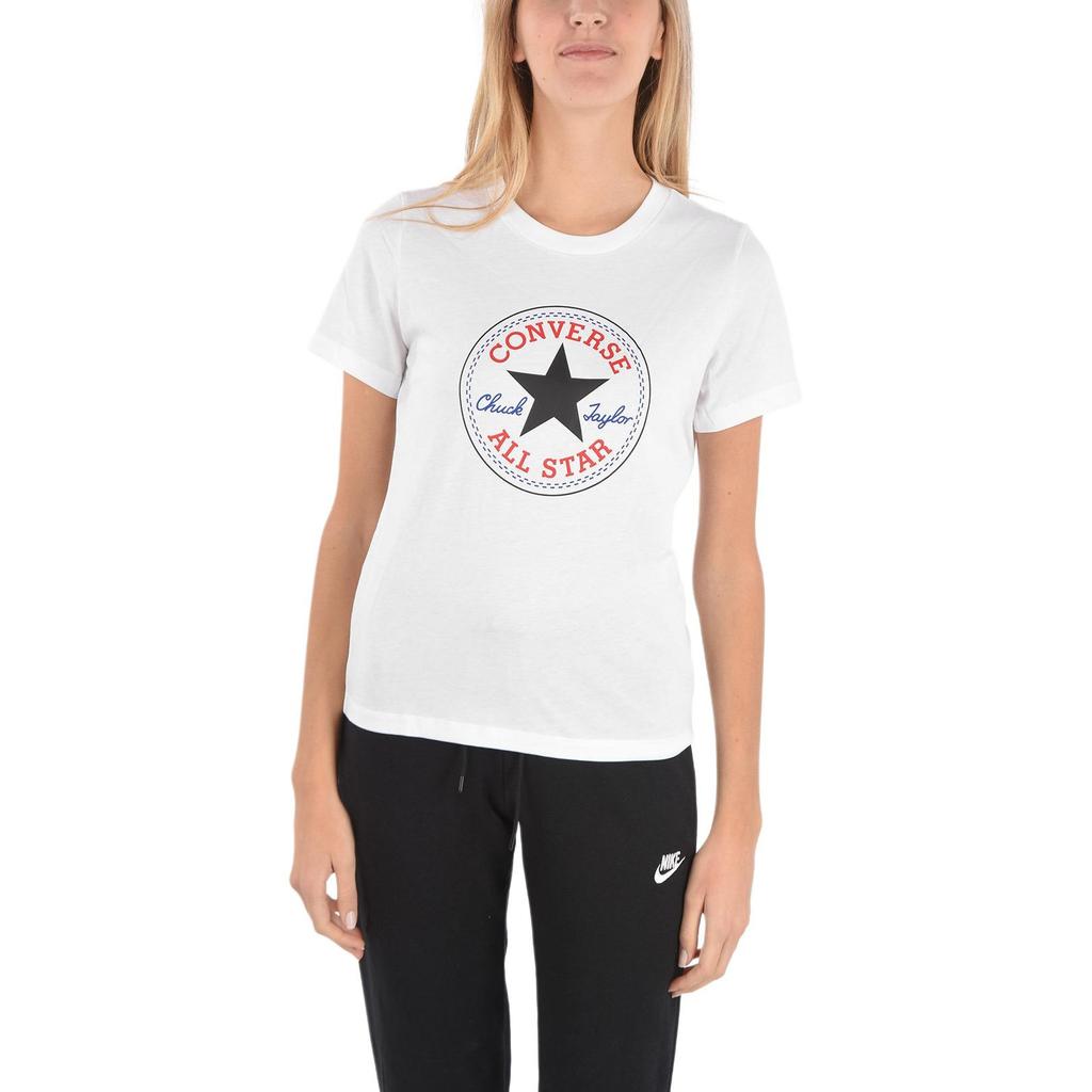 Converse Go-To Chuck Taylor All Star Patch Standard Fit T-Shirt Asia Sizing 'White' Men's 10025459-A03