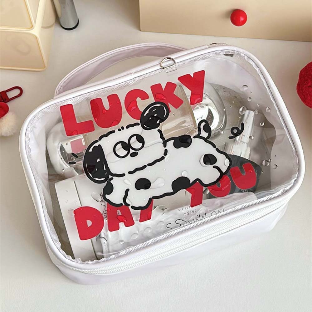 Косметичка для хранения кистей для макияжа из мультфильма из ПВХ, большая вместимость, органайзер для косметики для путешествий и отдыха на открытом воздухе