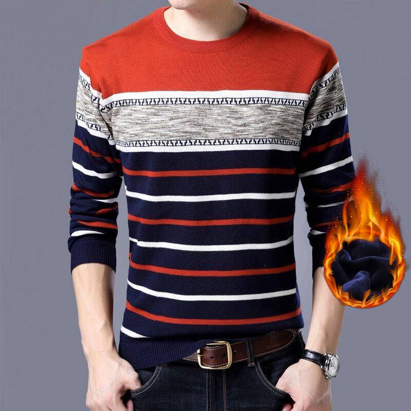 Модный мужской свитер Мужской Зимний мужской свитер Slim Fit Пуловер Мужской трикотаж Pull Homme Свитера