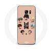 Case for Samsung Galaxy S6 BTS TinyTAN Animation Poster RM Jin Suga J-Hope Jimin V And Jungkook