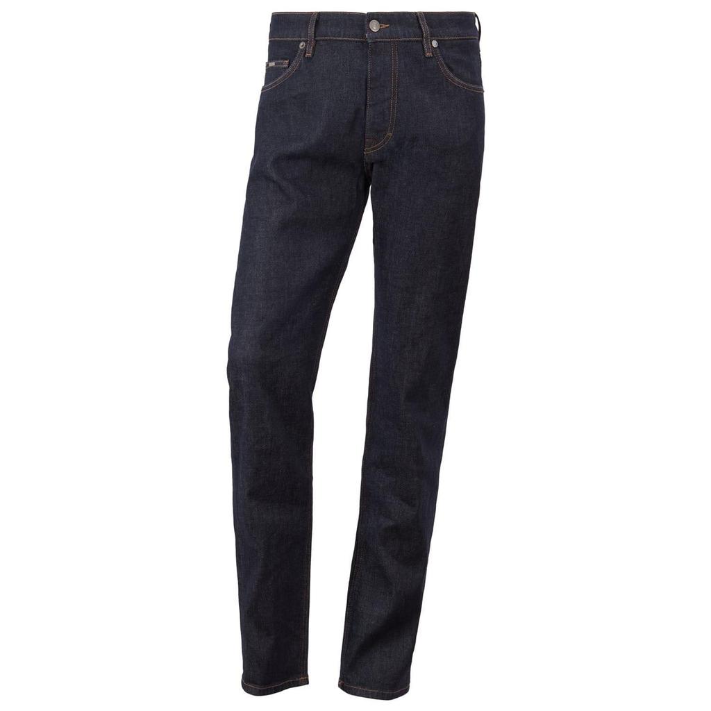 Boss Mens Albany Leather Patch Regular Jeans