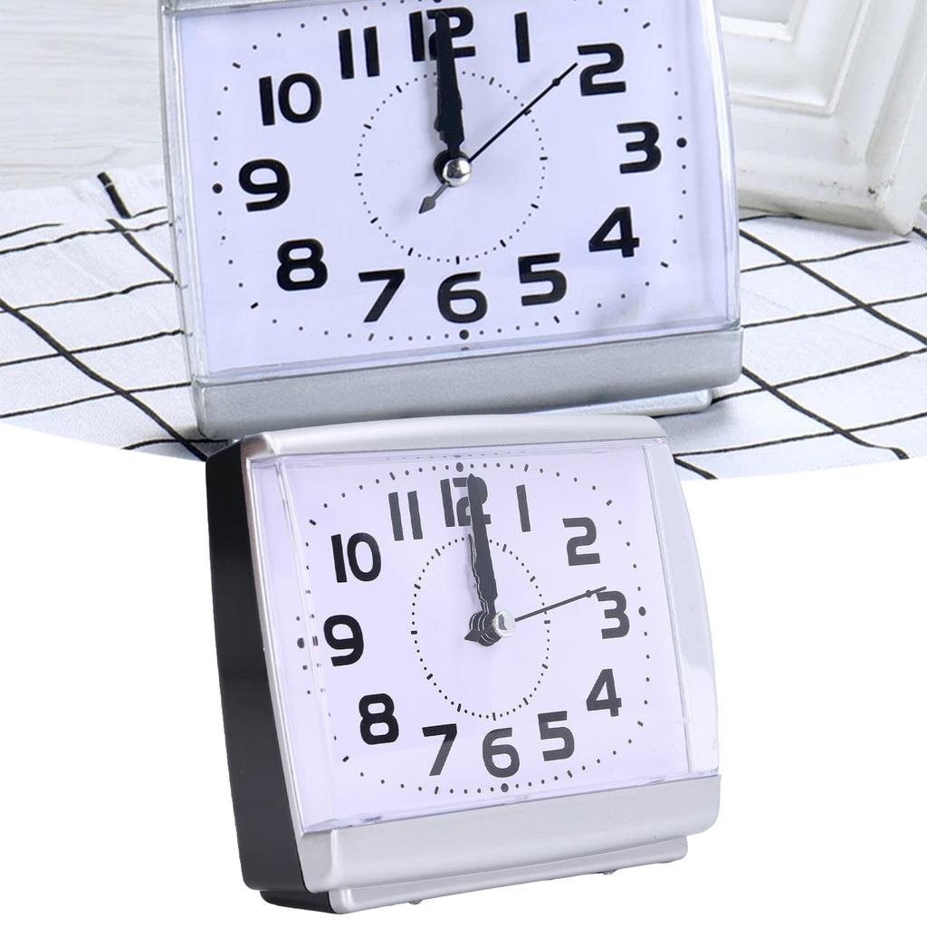 Бесшумный будильник Простой Настольный будильник Студенческая спальня Украшение для дома