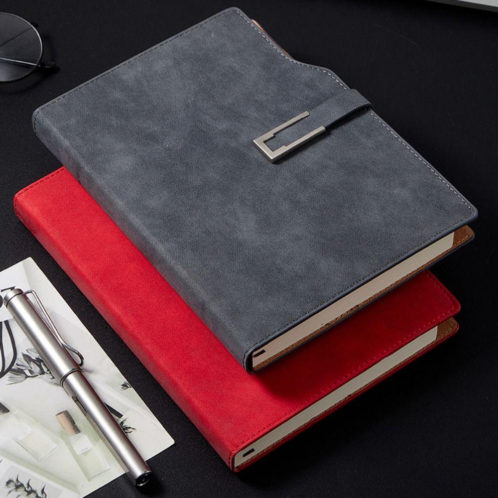 PU Leather Loose Leaf Notebook with Card Holder Memo Book Multifunction A5 Notebook Birthday Gifts