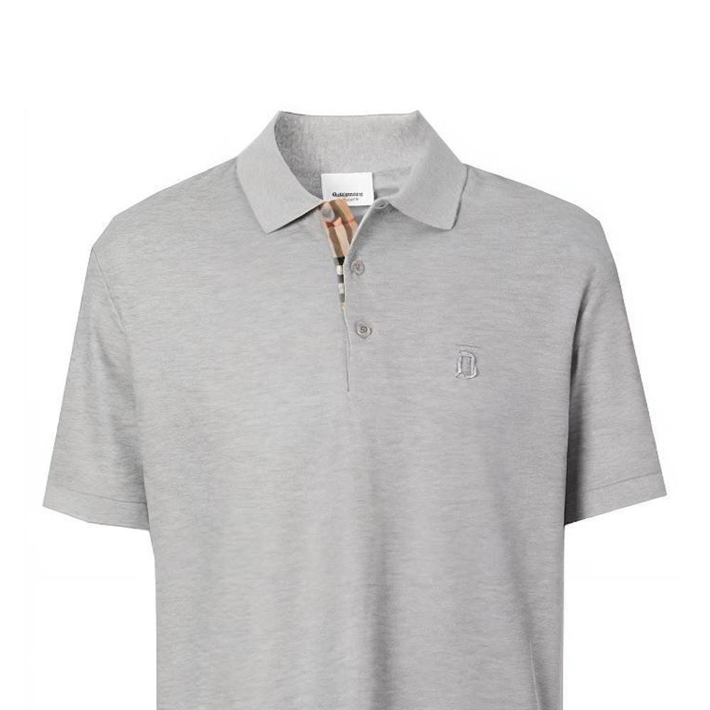 Burberry Monogram Motif Cotton Piqué Polo Shirt 80140061