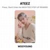 ATEEZ Нажмите, Старт! Введите официальную фотокарточку MIGHTEEZ POP-UP REWARD