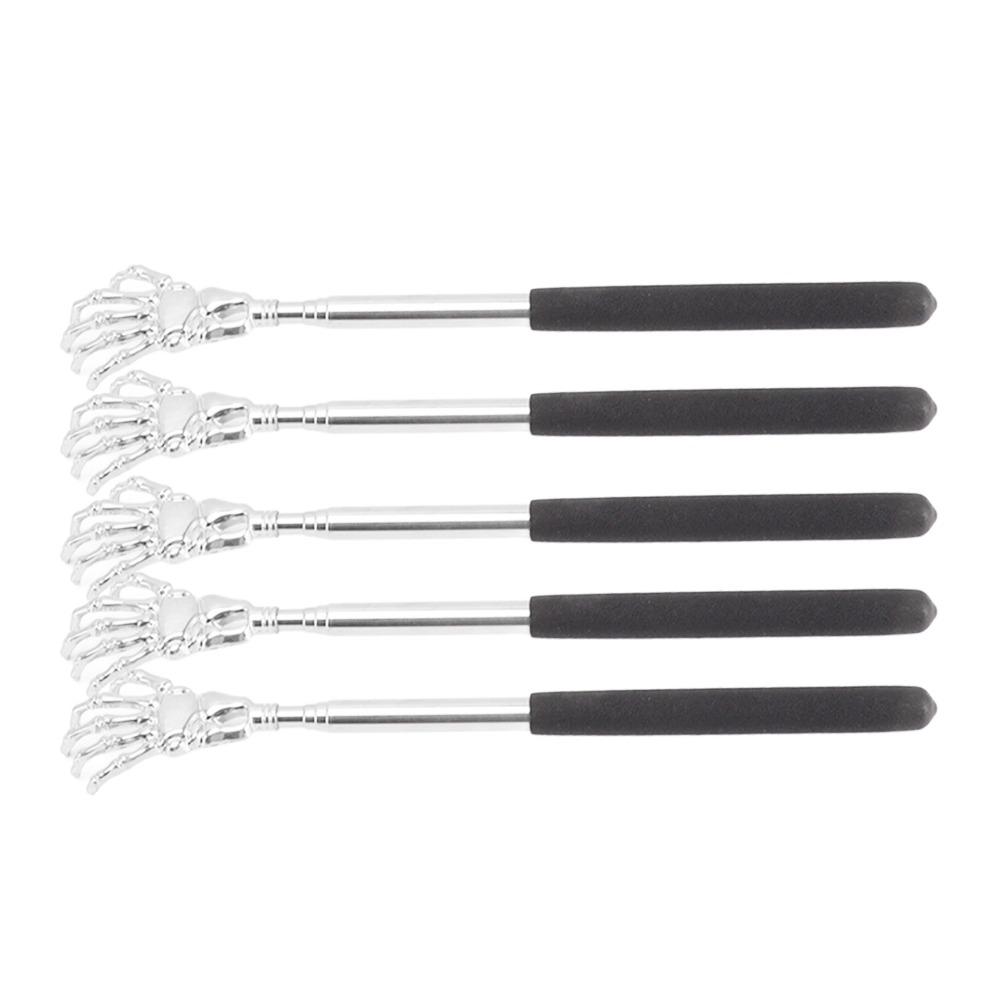 5Pcs Telescopic Back Scratcher Portable Massage Tool Practical Body Massager Back Massage