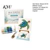 Thoughtful Handmade Presents DIY Sea Glass Mosaic Art Kit, Ocean/Landscape Inspired Artwork Kit with Colorful Pieces, Craft Set for Adults Acrylic