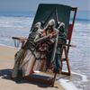 1pc Assassin's Creed Beach Towel, Beach and Seaside Swimming Pool Equipment, Fashion Pattern, Rectangular, Travel Essentials