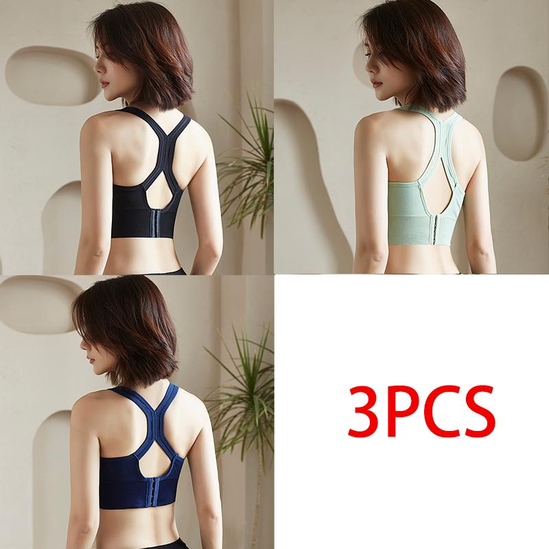 Женский спортивный бюстгальтер для тренировок, пуш-ап, бесшовный, сексуальный, быстросохнущий, для йоги, фитнеса, съемные подушечки, ударопрочный, для бега, без проволоки, X-образная спинка