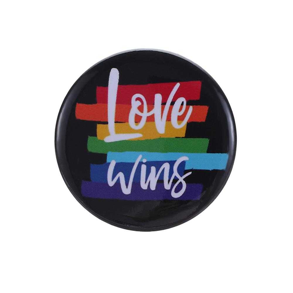 1Pc Small Pride Rainbow Flag Tinplate Badge Support Gay Lesbian Bisexual Transgender Symbol Pin Icons Brooch Jewelry Accessories