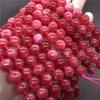 Natural Red Loose Round Bead Dialogite for Bracelet Necklace DIY Jewelry Beads