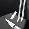 Metal Engraving Knife Pen Art Stamp Cutting Manual Combination Paper Scissors Anti Slip Gadget DIY Precision Repair Tools