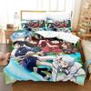 New Fashion Inuyasha Bedding Collection Single Twin Full Queen King Size Bed Collection Adult Kid Bedroom 3D Anime Bed Sheets And Pillowcases