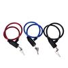 Coiled Bicycle Lock Cable Mountain Bike Safety Heavy Duty Anti Theft Pad Lock OD 2017