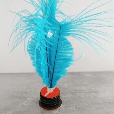 Ostrich Feather Flower Shuttlecock Shuttlecock Ball Cowhide And Large Base For Good Stability