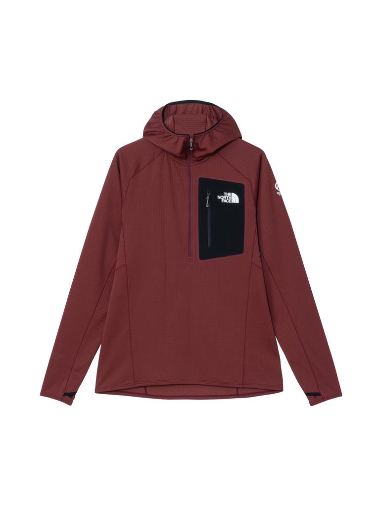 The North Face Expedition Dry Dot Long Sleeve Hoodie Hoodie, Unisex, Adult, Smack, WM,