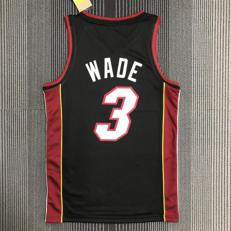 Miami Heat Basketball Jersey Custom Name Number Printed Sportswear Breathable Performance Shirt Men Women