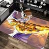 1 шт. Золотой коврик для стула Saint Seiya - Аниме Мультяшный дизайн Офисный ковер, Нескользящий ковер для домашнего декора, Игровая комната, Сезонный подарок.R004