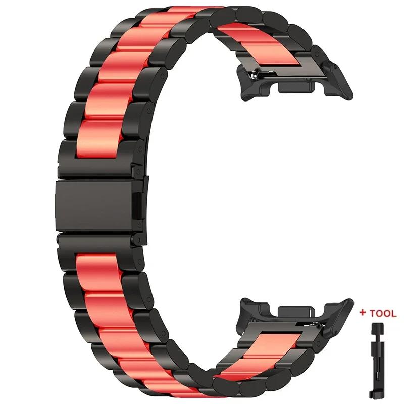 Ремешок из нержавеющей стали для Samsung Galaxy Watch 8/Classic 8 40 мм 44 мм Ремешок для Watch Ultra 2 Ремешок для Galaxy Watch 7 Ultra
