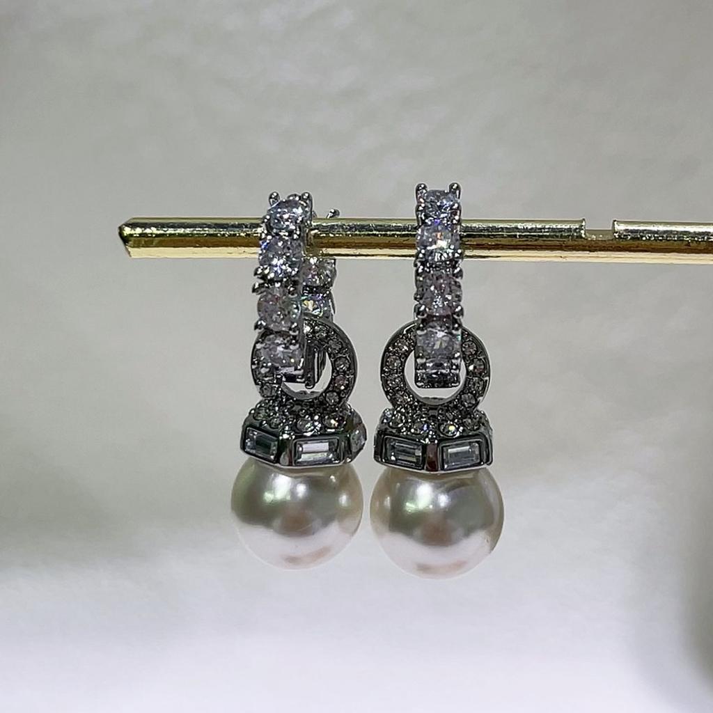 Crystal French Bracelet New Jewelry New Sales Trends Pearl Necklace Bracelet Love Earrings Sweet Waste Women's Wedding Gifts