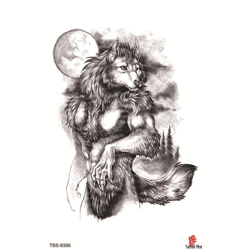 Набор маленьких водостойких тату-наклеек с тотемами и символами для предплечья