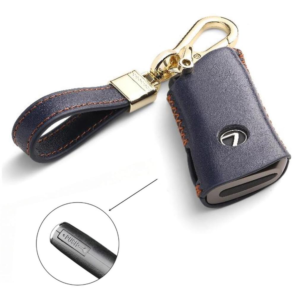 BAGOOD Чехол для ключа Lexus, Чехол для ключа, Брелок, Совместим с Lexus, ES, NX, UX,