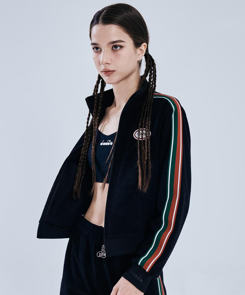 Diadora Tenero Terry Track Jacket Black