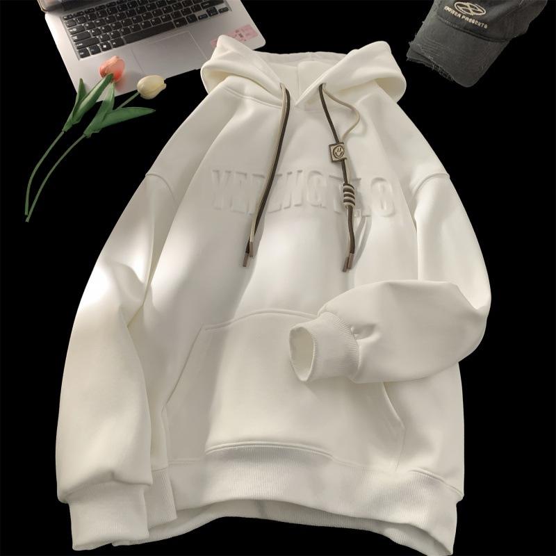 Unisex Casual Hoodie Long Sleeve Loose Sweatshirt Men Women Daily Wear Pullover Hooded Top