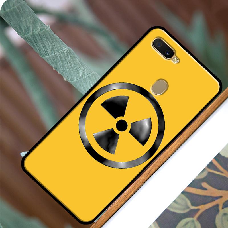 Чехол с предупреждающим знаком о ядерном излучении для OPPO A52 A72 A54 A74 A94 A1K A15 A83 A91 A5 A9 A31 A53 A53S A3S A5S, чехол для телефона